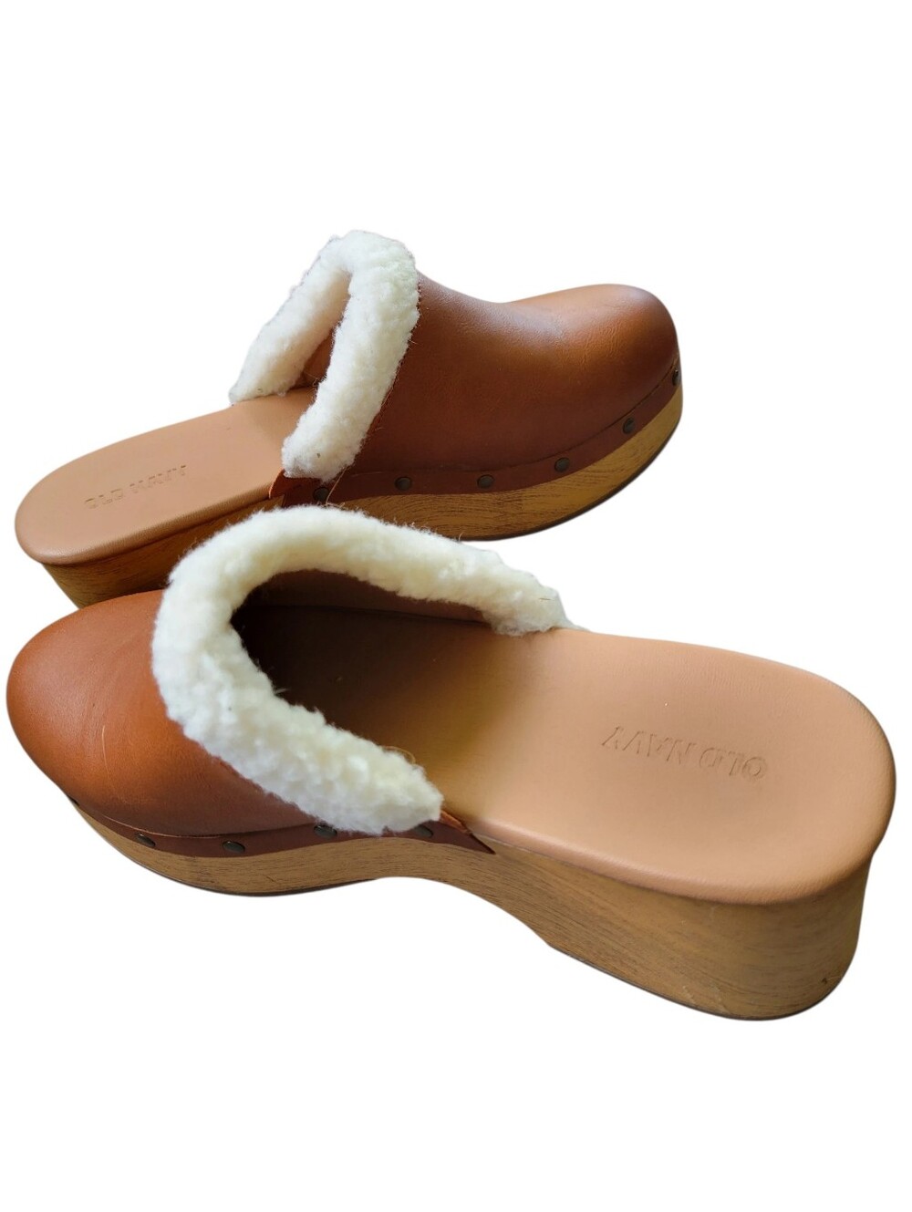 Old Navy Clogs Tan NWOT Size 9 - Picture 4 of 10